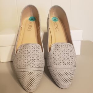 COPY - XOXO Women's Vancy Pu Ballet Flat - Grey Size 8